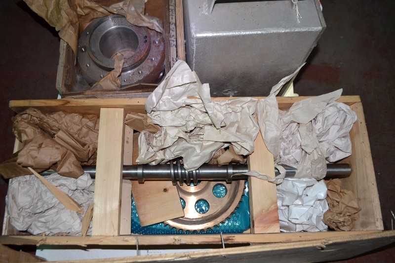 CONTENTS OF SKID - SHAFT 70-937-71, GEAR, COUPLING - MISCELLANEOUS