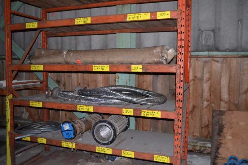 CONTENTS OF RACKING - STAINLESS BRAIDED FLEX HOSES - MISCELLANEOUS