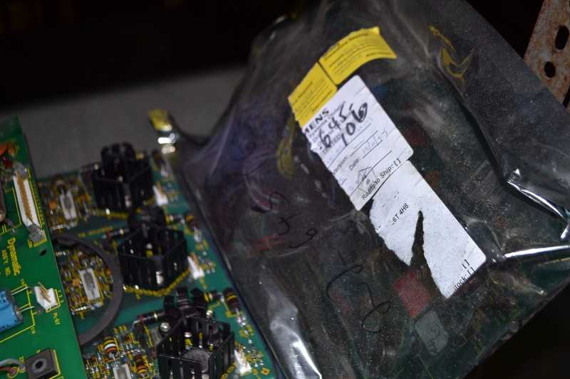 CONTENTS OF SHELVING - ALLEN BRADLEY 815-DOV4, RELAYS, ABB EH160, SQUARE D STARTERS, HONEYWELL LIMIT SWITCHES, PCB CIRCUIT BOARDS - MISCELLANEOUS