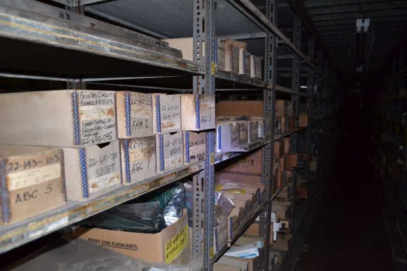 CONTENTS OF SHELVING - CROUSE-HINDS VMVM175 600, GE INPUT CARDS, GE FANUC IC697 CPU731X CENTRAL PROCESSOR CARD, BRAD HARRISON CABLES, ELECTRIC MOTORS, FUSES A480R9R-1 - MISCELLANEOUS