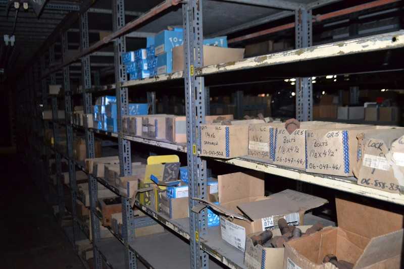 CONTENTS OF SHELVING - NUTS AND BOLTS - MISCELLANEOUS