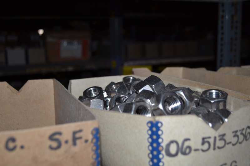 CONTENTS OF SHELVING - NUTS AND BOLTS - MISCELLANEOUS