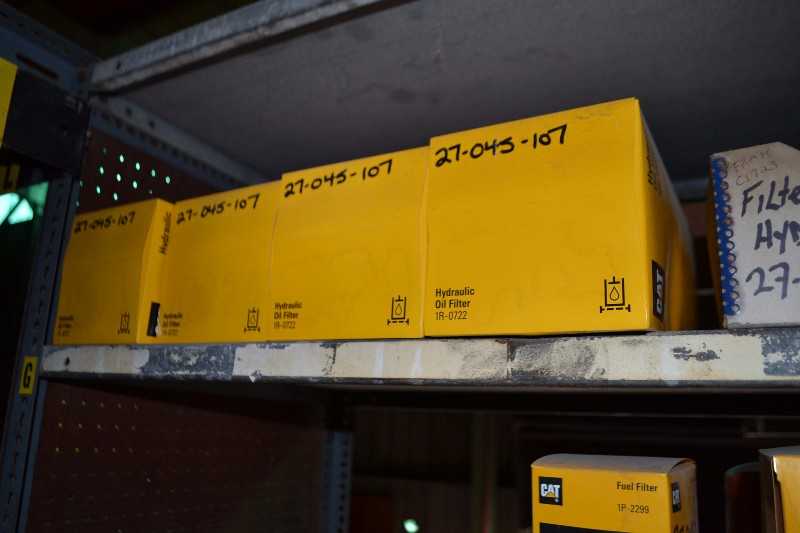 CONTENTS OF SHELVING - CAT FILTERS, COILS, TRANSFORMERS, WESTINGHOUSE FDB3070S, EHD02020, GE BREAKER 400A, PCB CIRCUIT BOARDS - MISCELLANEOUS