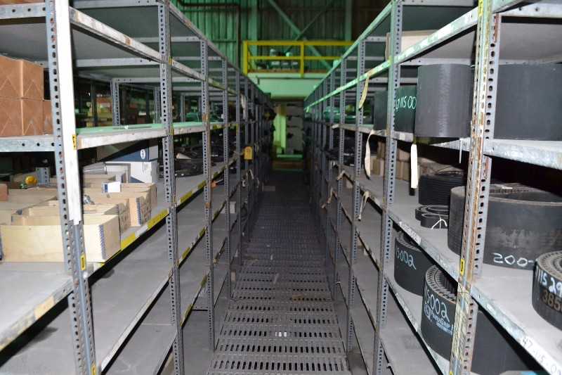 CONTENTS OF SHEVLING - ASSORTED TIMING BELTS BOTH RACKS - MISCELLANEOUS