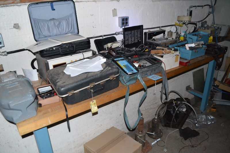 CONTENTS OF TABLE - TESTING EQUIPMENT - MISCELLANEOUS