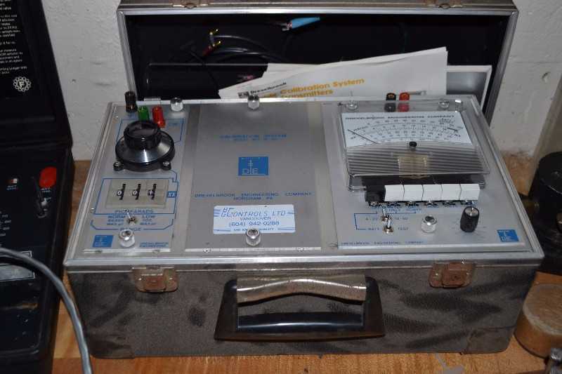 CONTENTS OF TABLE - TESTING EQUIPMENT - MISCELLANEOUS