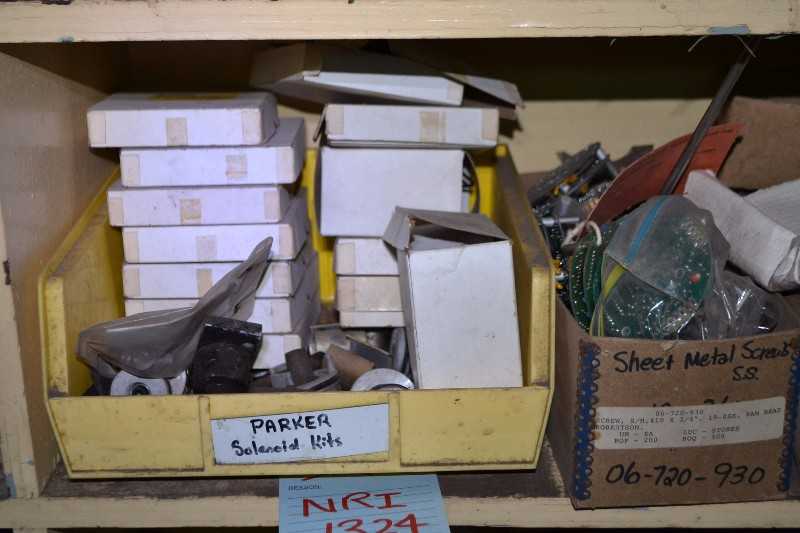 CONTENTS OF SHELVE - FISHER REPAIR PARTS - MISCELLANEOUS