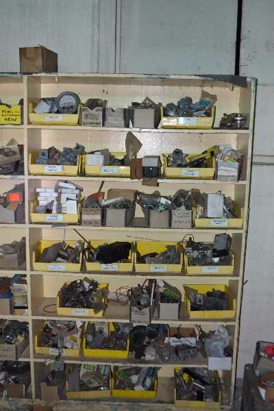 CONTENTS OF SHELVE - FISHER REPAIR PARTS - MISCELLANEOUS