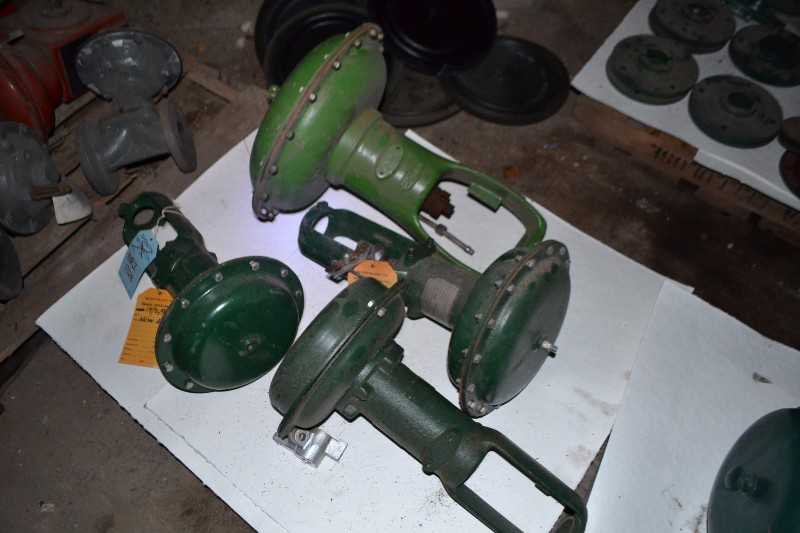 SKID OF SPARE FISHER 1051 ACTUATORS X4 - MISCELLANEOUS
