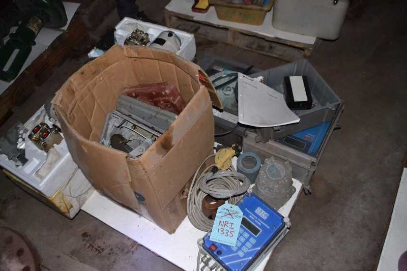 2 SKIDS OF ASSORTED CONTENTS - BTG MEK-2200 TRANSMITTER, HONEYWELL ST3000 SMART TRANSMITTER  - MISCELLANEOUS