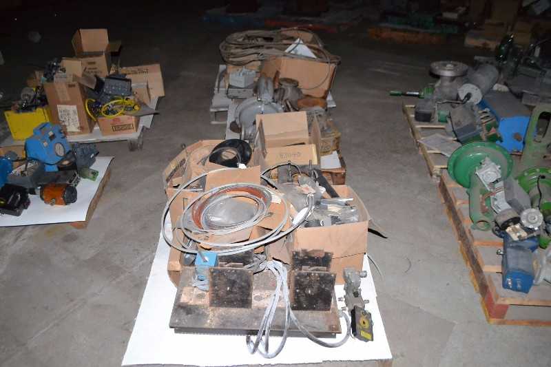 SKIDS OF VALVE PARTS - MISCELLANEOUS