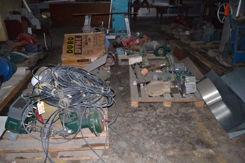 ASSORTED LOT OF FISHER VALVES 1-3IN, 1051 ACTUATORS - MISCELLANEOUS
