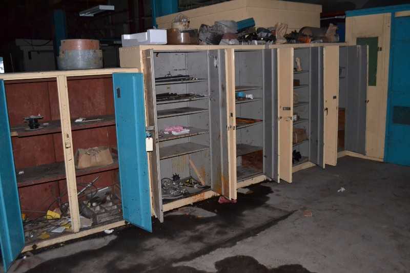 CONTENTS OF 5 CABINETS W/ CABINET - MISCELLANEOUS