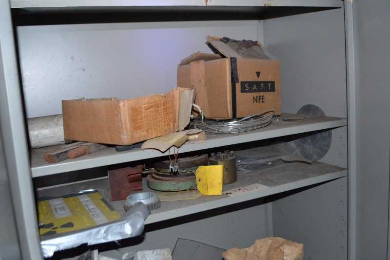CONTENTS OF 5 CABINETS W/ CABINET - MISCELLANEOUS