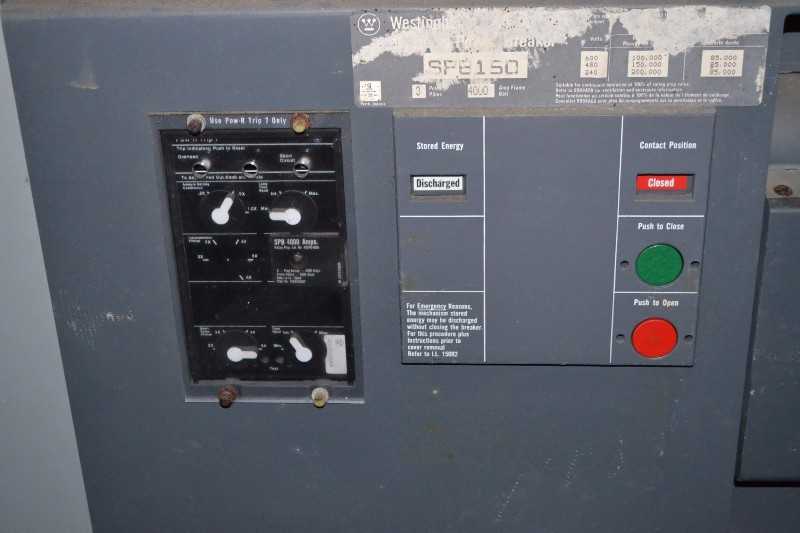 WESTINGHOUSE SPB150 4000A AMP BREAKER x3 SWITCHGEAR - MISCELLANEOUS