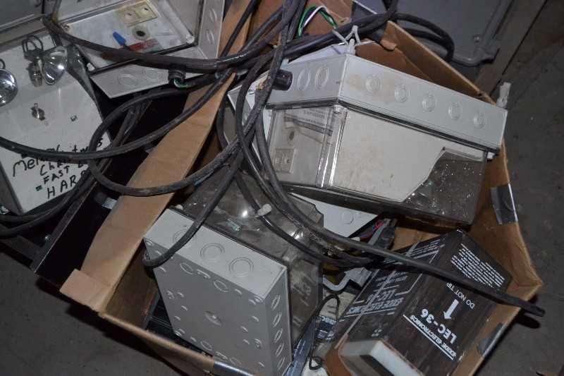 CONTENTS OF SKID - EMERGI-LITES LIGHTING - MISCELLANEOUS