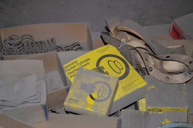 CONTENTS OF SKID - ASSORTED POWER TRANSMISSION PARTS - MISCELLANEOUS