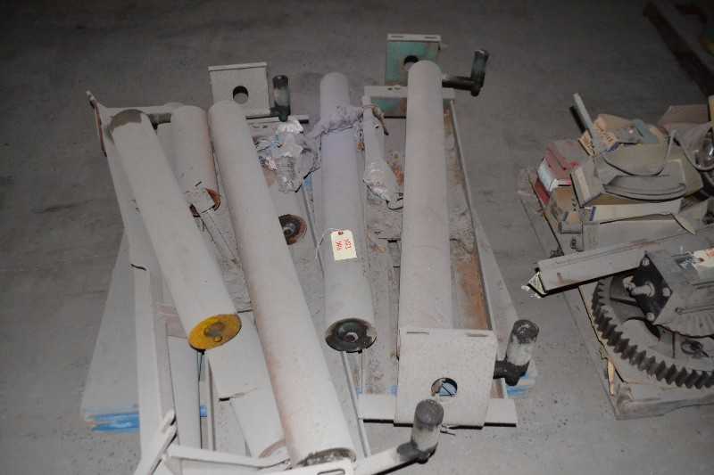 CONTENTS OF SKID - STEEL ROLLERS - MISCELLANEOUS