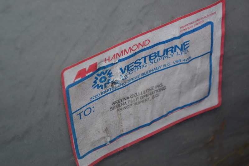 HAMMOND K759US 75KVA 600V-AC 480/277V-AC 3PH DRY TYPE TRANSFORMER - MISCELLANEOUS