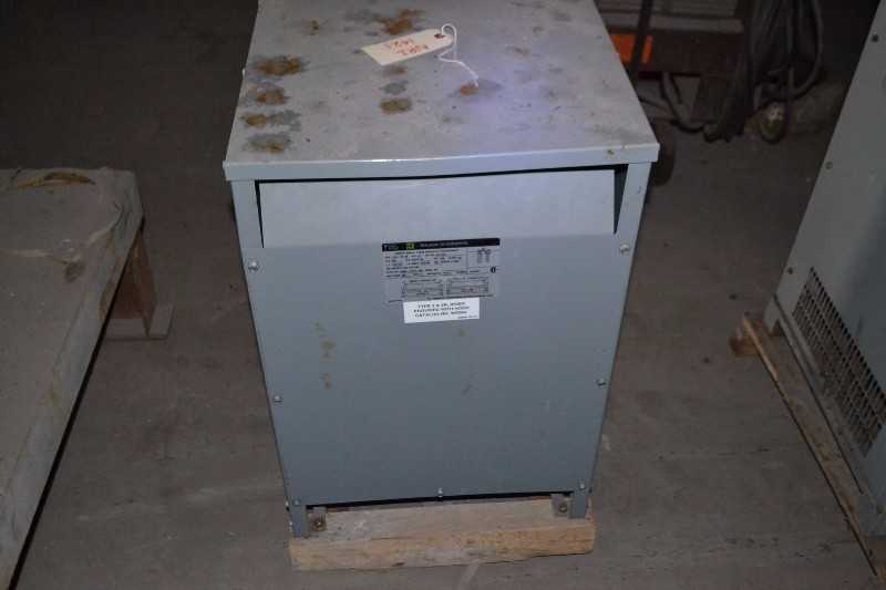 SQUARE D C37S42H 37.5KVA 600V-AC 120/240V-AC 1PH DRY TYPE TRANSFORMER - MISCELLANEOUS