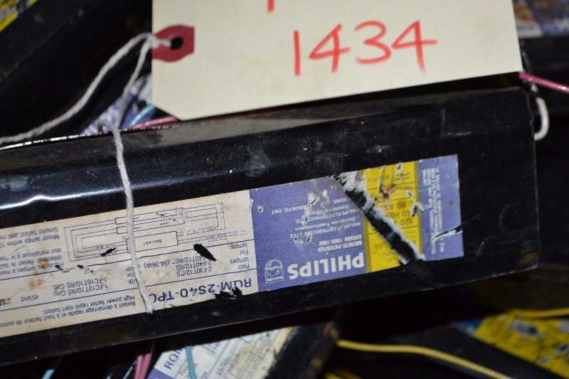LOT OF PHILLIPS BALLASTS - MISCELLANEOUS