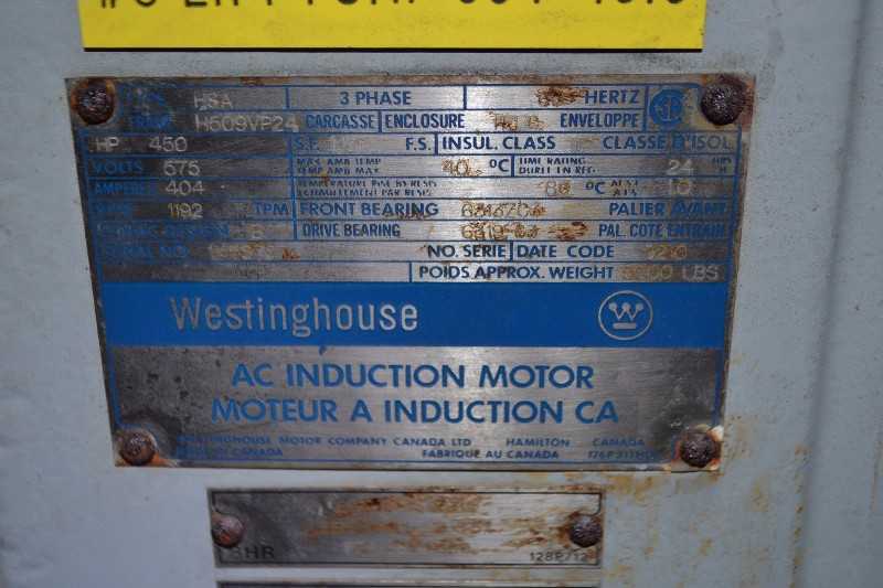 MILL EFFLUENT PUMP #5 - MISCELLANEOUS