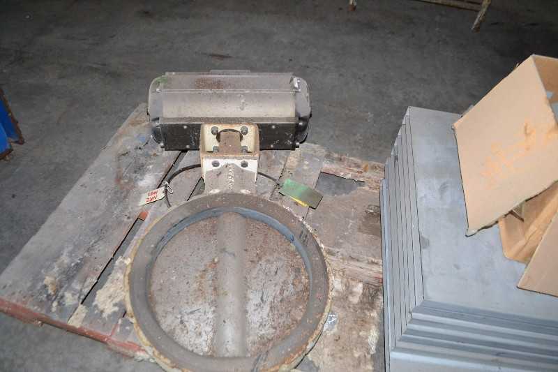 FLOWSERVE STEEL BUTTERFLY CONTROL VALVE 20IN AUTOMAX ACTUATOR - MISCELLANEOUS