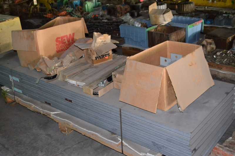 CONTENTS OF SKID - COMPLETE SHELVING - MISCELLANEOUS