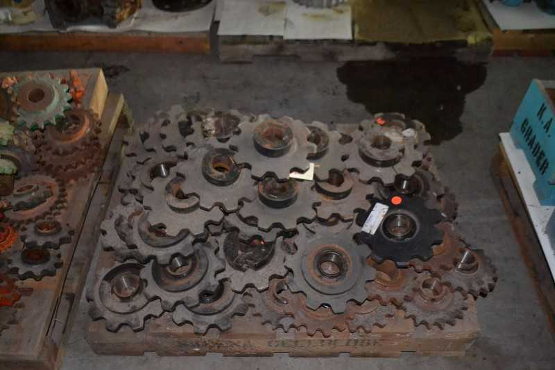 CONTENTS OF SKID - SPROCKETS - MISCELLANEOUS