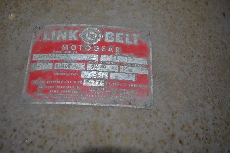 LINK BELT FDI-55 10.72:1 MOTOGEAR REDUCER - MISCELLANEOUS
