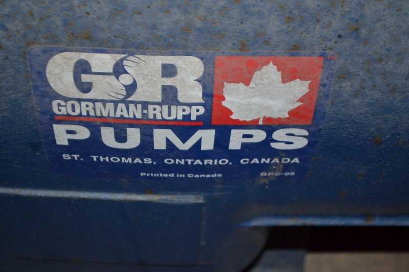 GORMANN RUPP T-SERIES T4A61-B SELF-PRIMING CENTRIFUGAL PUMP - MISCELLANEOUS