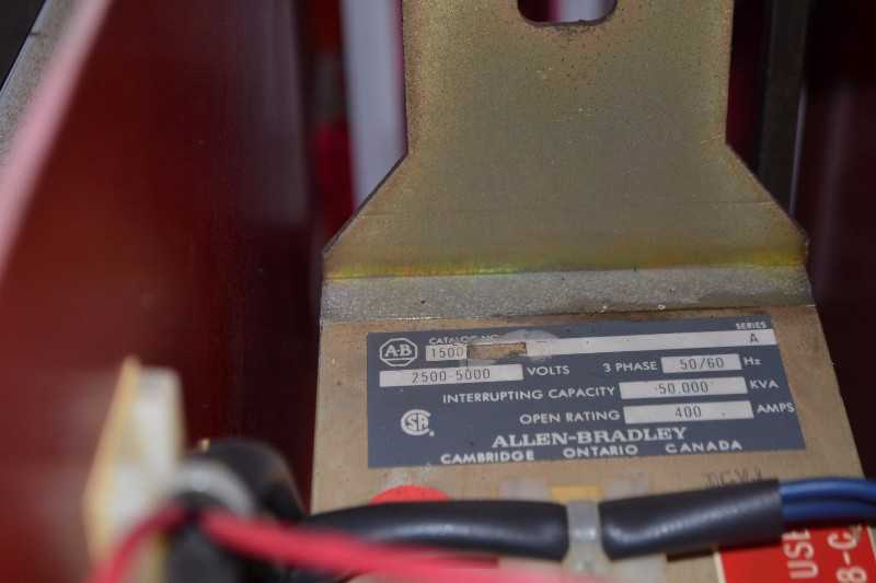 12X ALLEN BRADLEY CENTERLINE-HVC MEDIUM VOLTAGE STARTERS BULLETIN 1500 - MISCELLANEOUS
