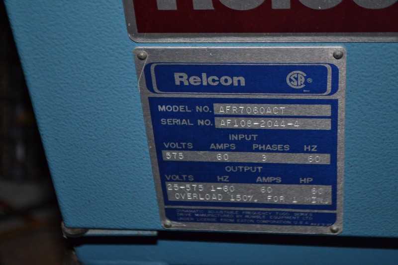 2X DYNAMATIC RELCON AFR-7060ACT 60HP AC DRIVE - MISCELLANEOUS