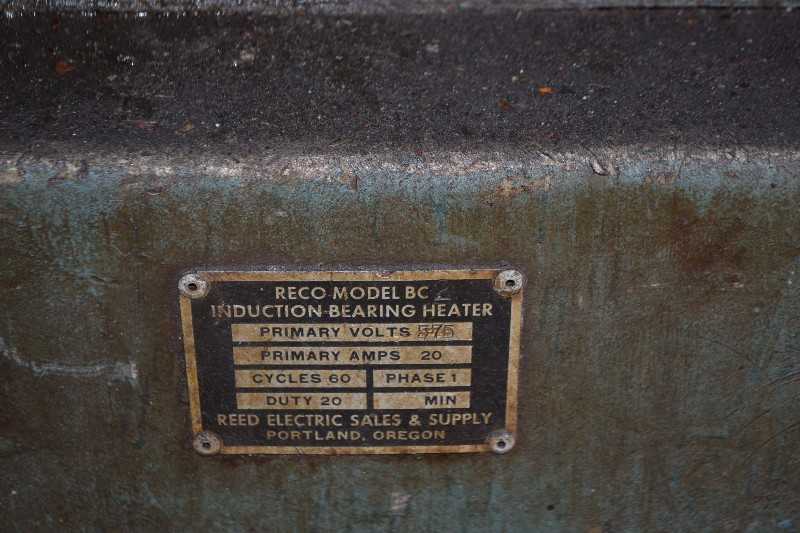 RECO MODEL BC INDUCTION BEARING HEATER - MISCELLANEOUS