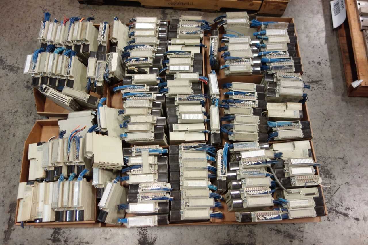3 PALLETS OF ASSORTED PLC MODULES - AUTOMATION & CONTROLS