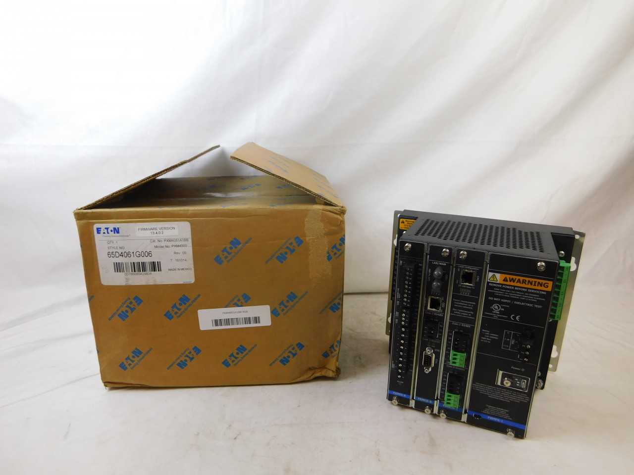 (1) Eaton PXM4051A1BB PLC Control Power Monitering Meter .5-20A 347VAC 350Hz/450Hz 2Gb - AUTOMATION & CONTROLS