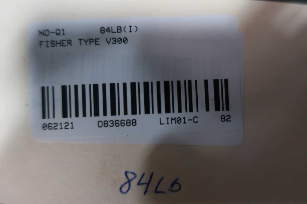 FISHER TYPE V300 PNEUMATIC TYPE 2052 300 DVC6200 2IN CONTROL VALVE - CONTROL VALVE