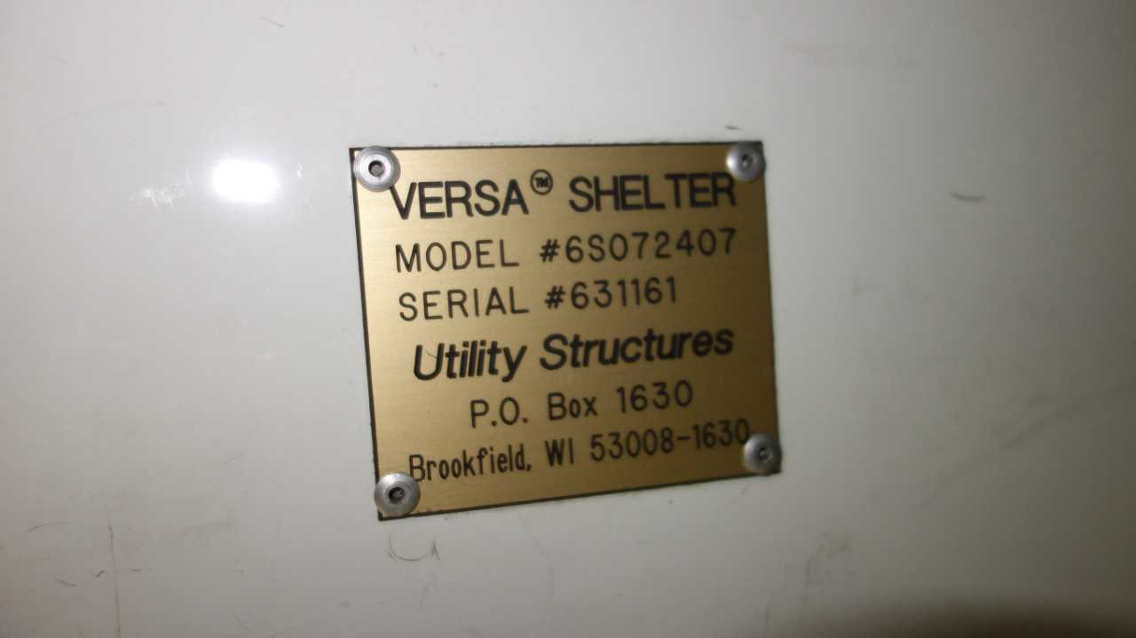 VERSA SHELTER 6S072407 UTILITY STRUCTURE - INDUSTRIAL PARTS