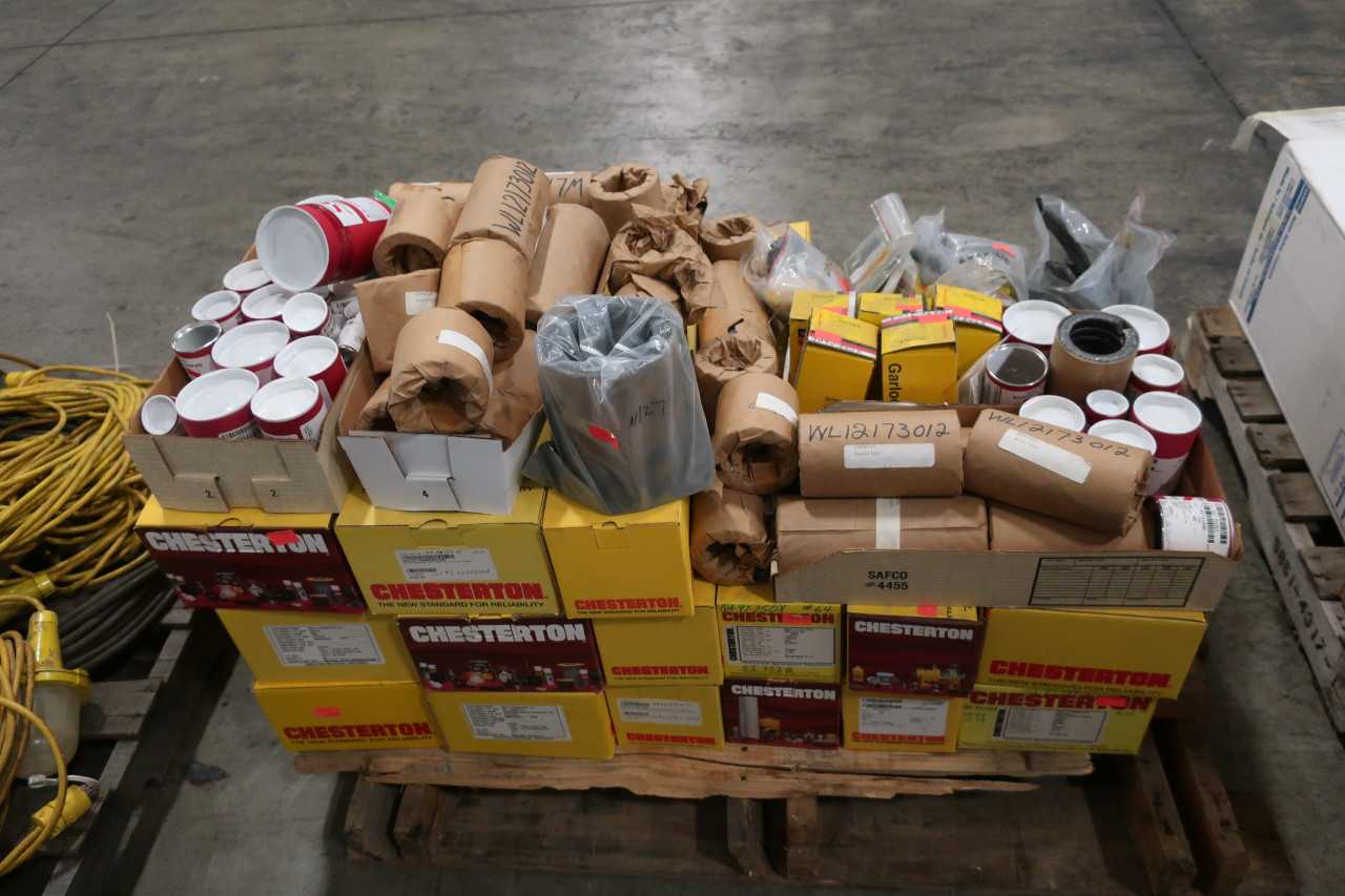 1 PALLET OF ASSORTED PUMP PACKING CHESTERTON NGP GARLOCK - PUMPS