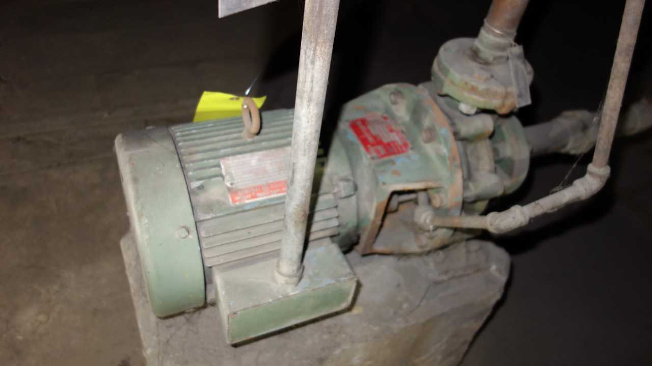 INGERSOLL RAND H-HC 2X11/2X6H-5 PUMP MOTOR - CENTRIFUGAL PUMP