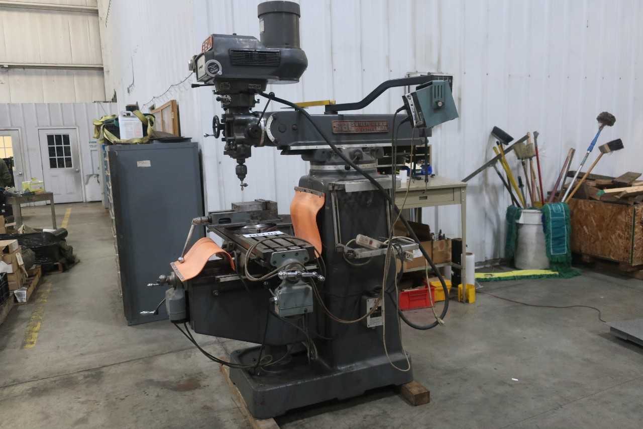 SOUTH BEND MILLING MACHINE TURRET MILL TMEVH50 - MILLING MACHINES