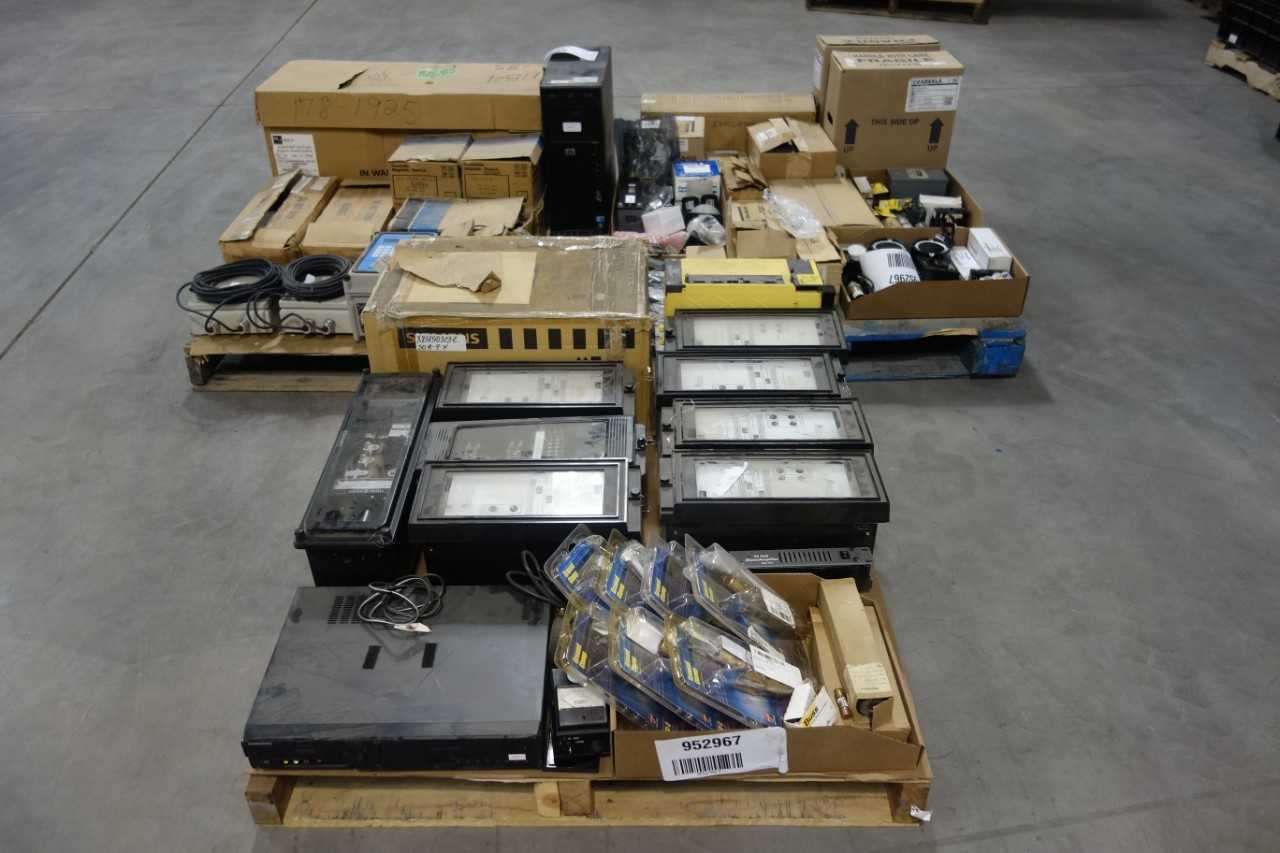 3 PALLETS OF ASSORTED ELECTRICAL - ELECTRICAL COMPONENTS