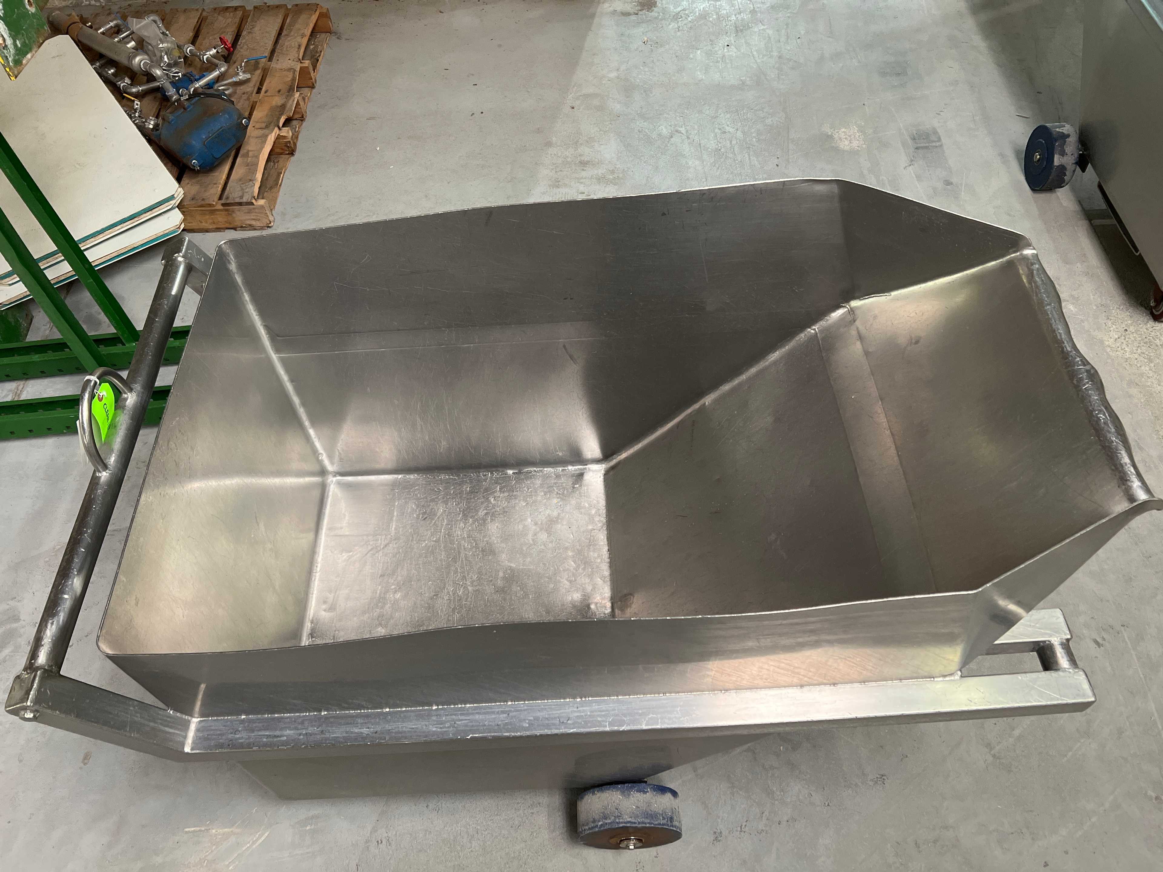 Stainless Steel Dump Cart Hopper