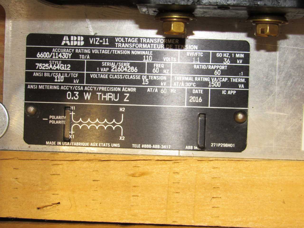 ABB transformer - CONTROL TRANSFORMERS