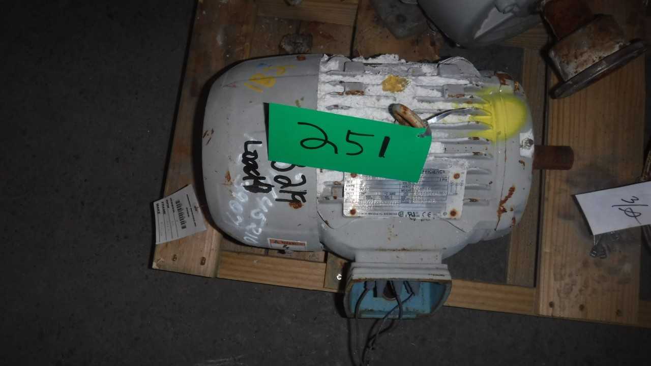 3 HP 1800 RPM 182T Frame Siemens Motor - ELECTRIC MOTORS
