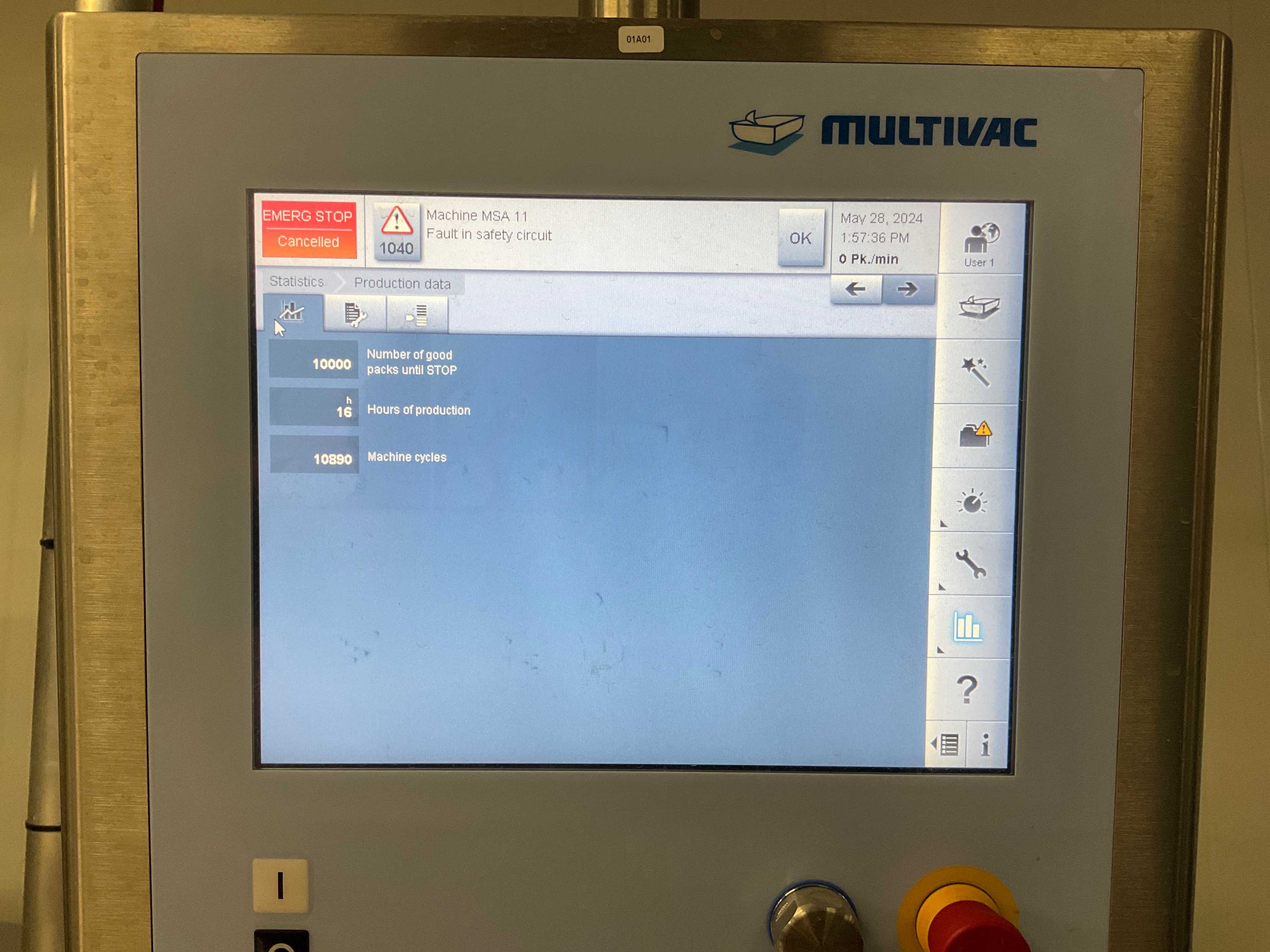2020 MULTIVAC T600 PACKAGING MACHINE - PACKAGING