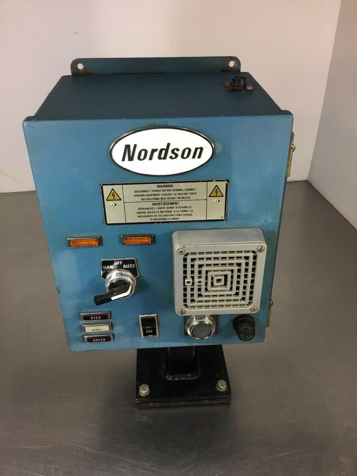 Nordson 809057B / AN92D01270 Warning Over / Under Control Panel - Used - Bench Tested - AUTOMATION & CONTROLS