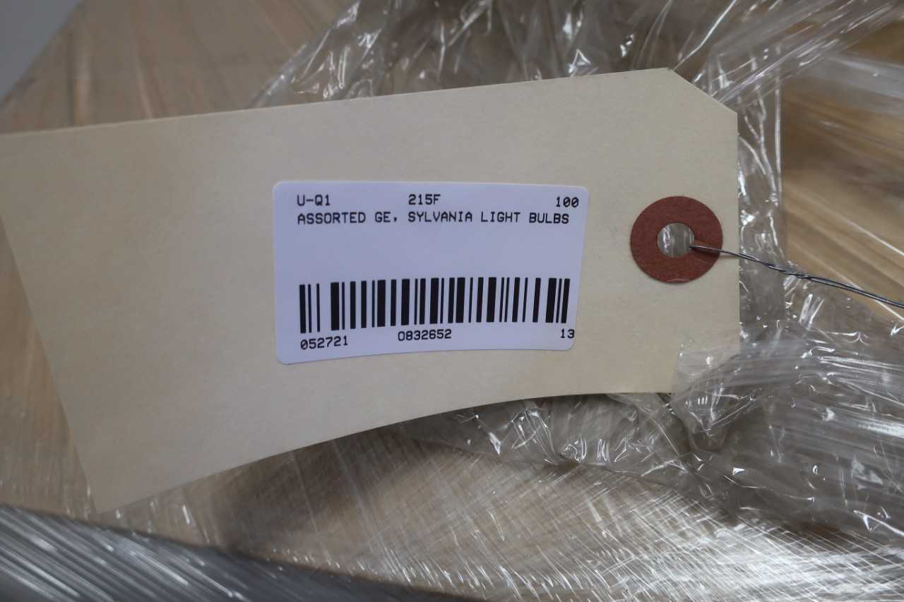 GE , SYLVANIA INCANDESCENT AND HALOGEN LIGHT BULBS - LIGHTING