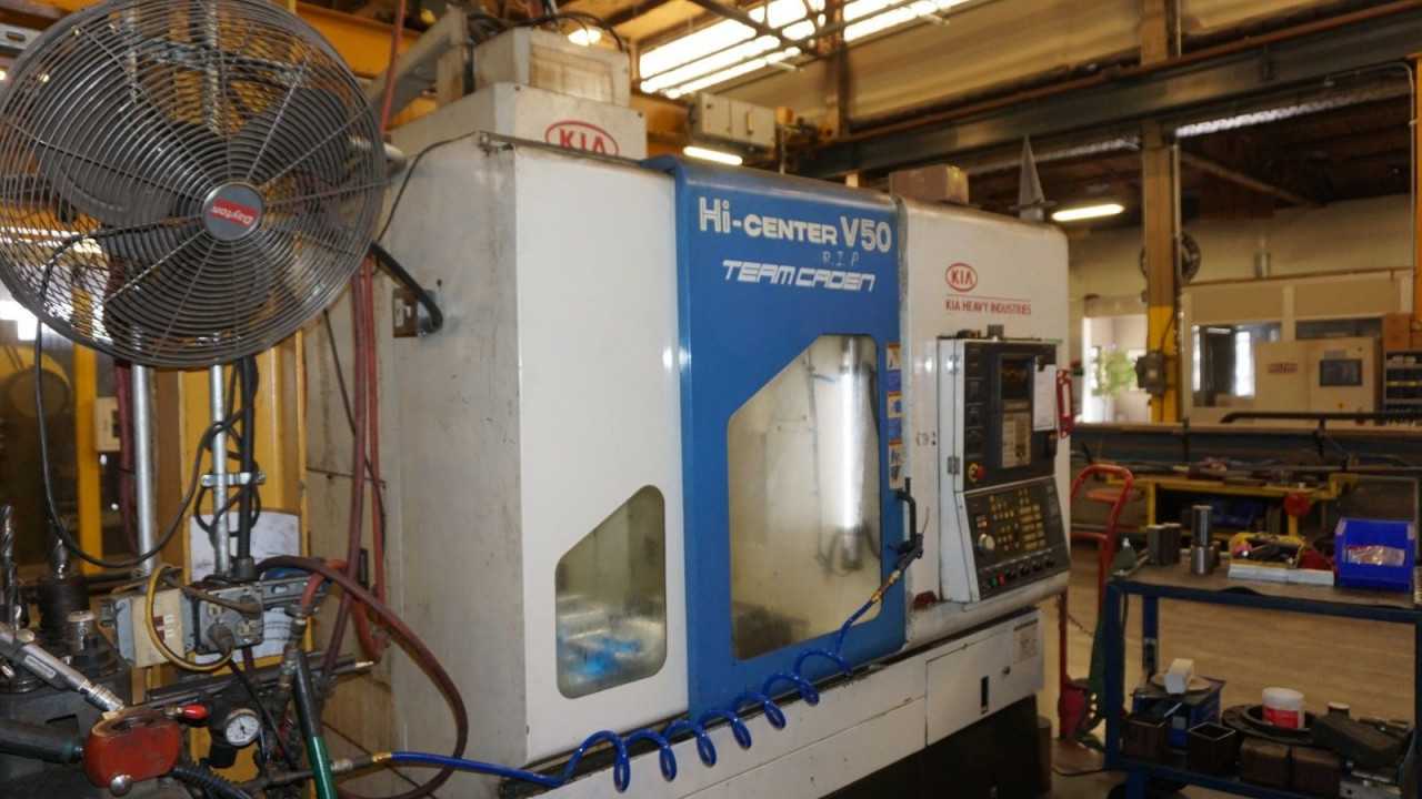 KIA HIGH CENTER V50 VERTICAL MILL - VERTICAL MACHINING CENTERS