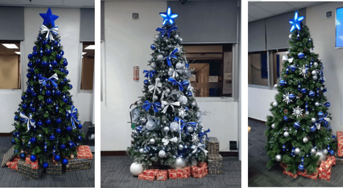 Lot of (3) Artificial Christmas Trees - MISCELLANEOUS Lot of (3) Artificial Christmas Trees - MISCELLANEOUS